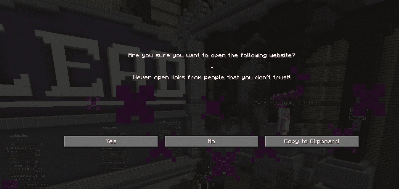 msg is website link | LabyMod Idea